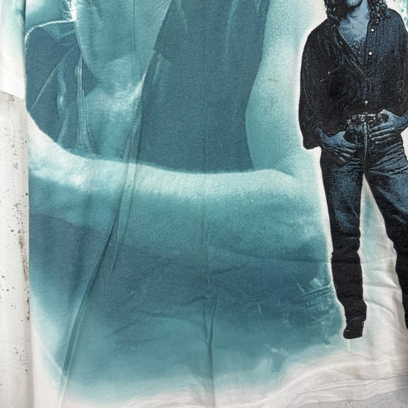 Hanes Heavyweights AOP Michael Bolton Graphic World Tour Tee XL - Picture 5 of 9